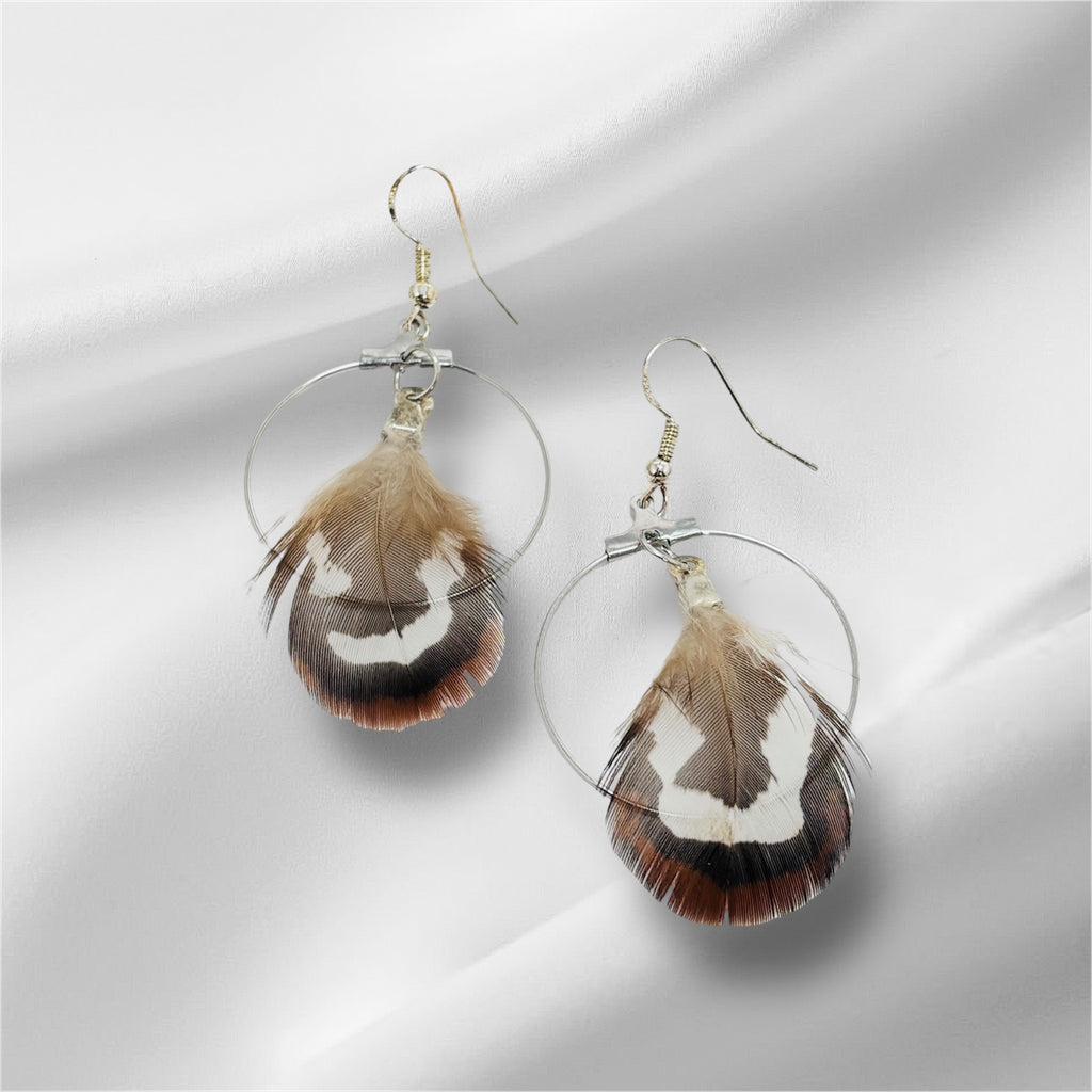 “FLUFFY PHEASANT”~Small Hoop