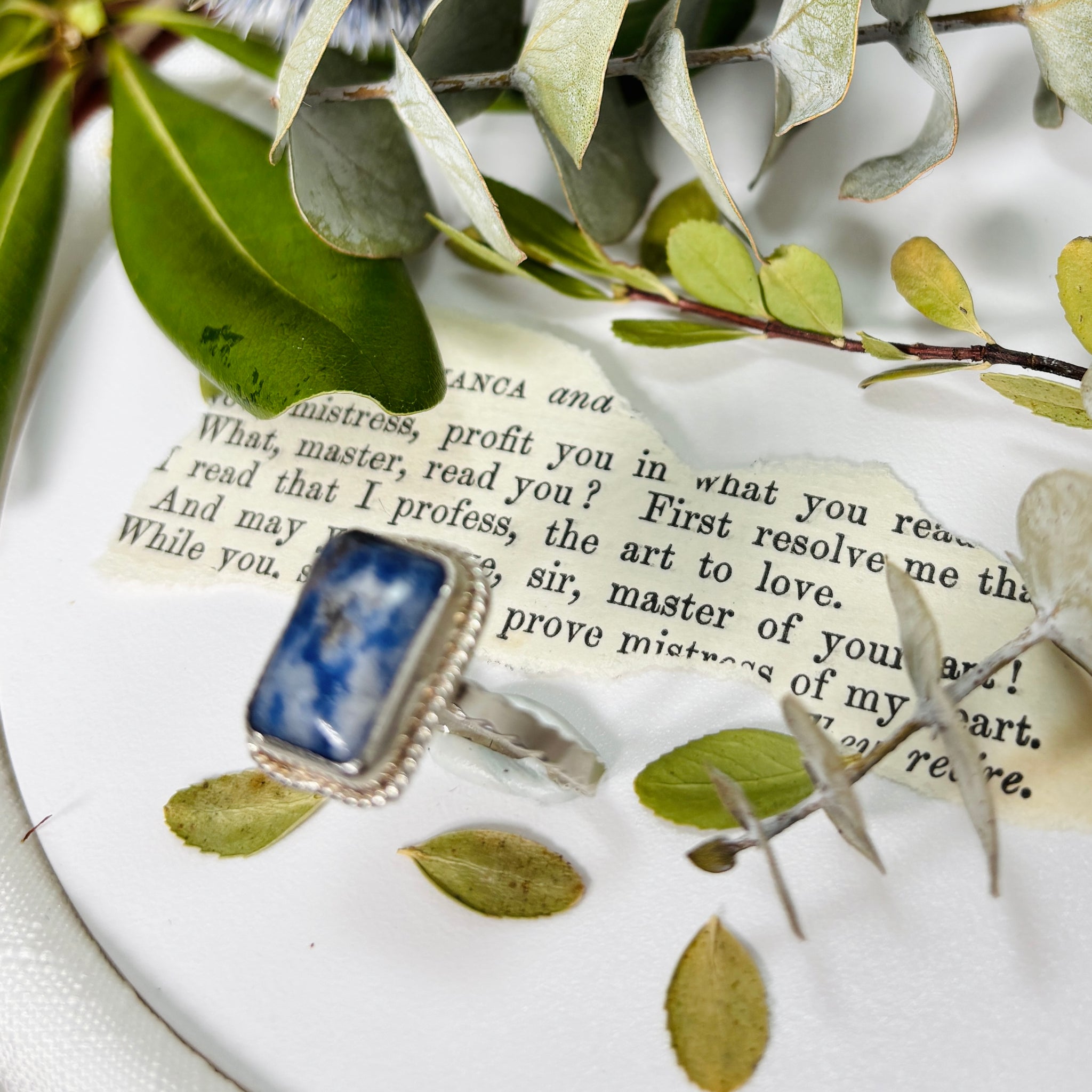 “SO-DA-LITEFULL”~Sodalite Cocktail Ring